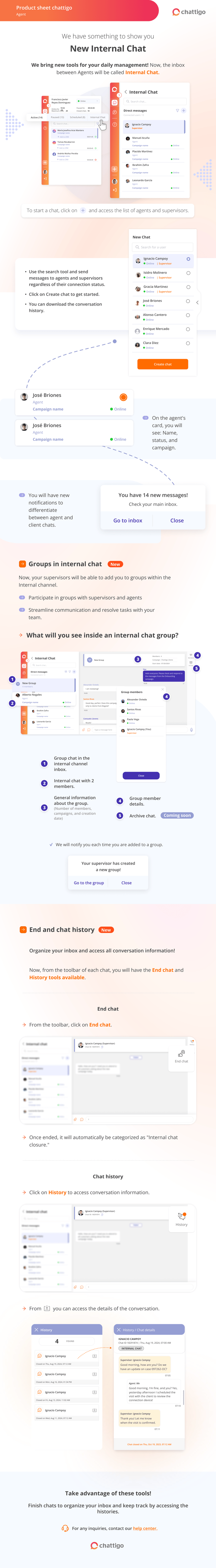 Chat interno Agente - INGLÉS