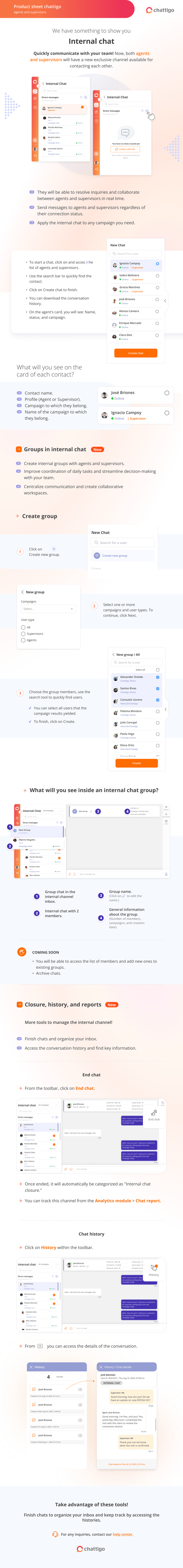 Chat interno Supervisor - INGLÉS