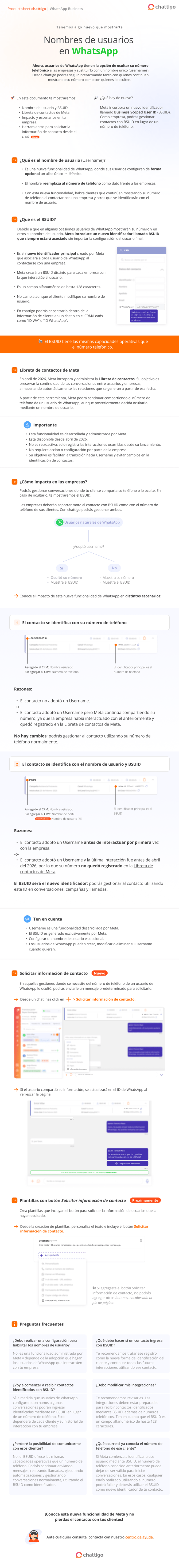 Comunicado _ Nombres de usuarios  en WhatsApp