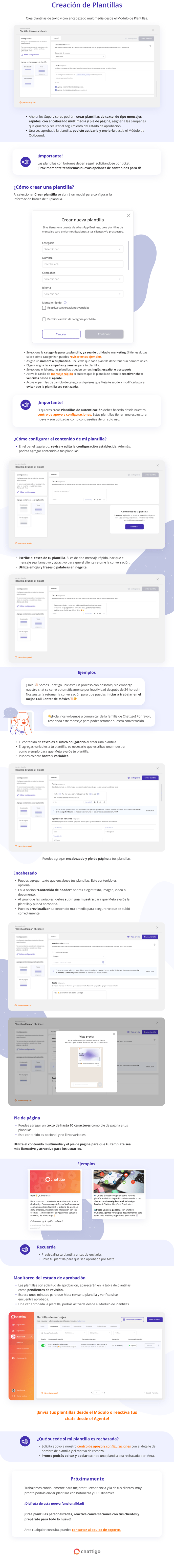 Creación de plantillas