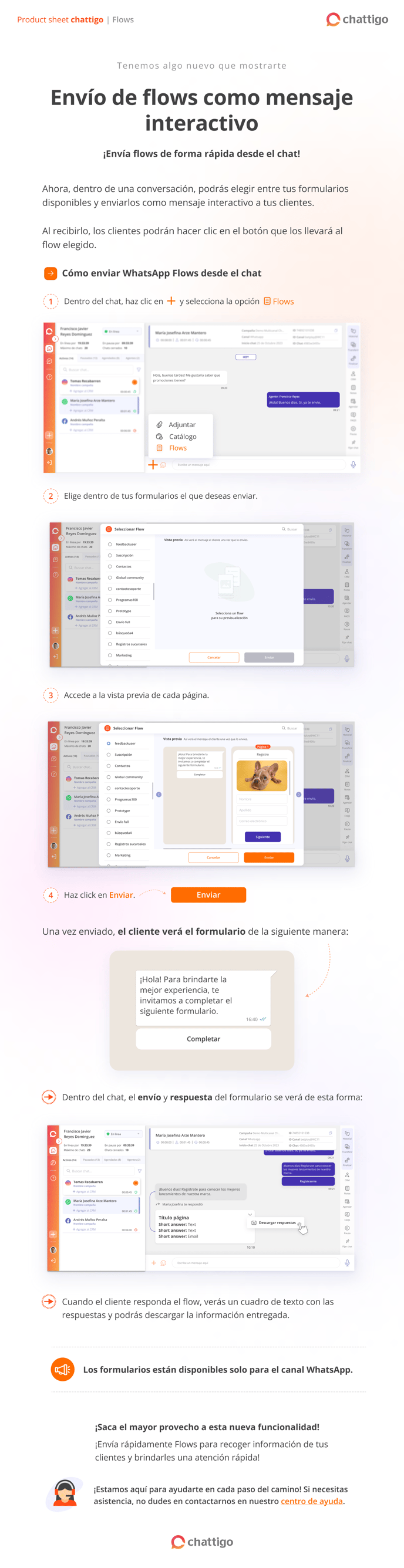 PS Envío de Flows como Mensaje Interactivo - ESPAÑOL