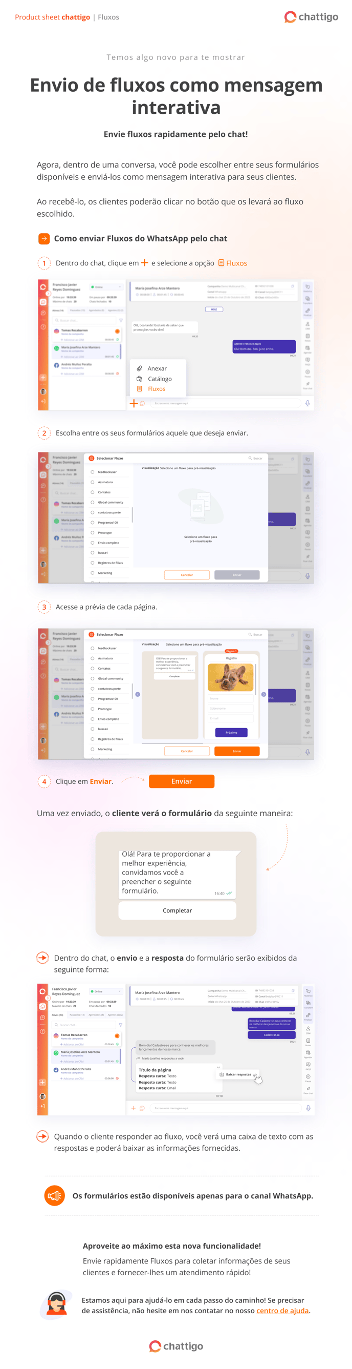 PS Envío de Flows como Mensaje Interactivo - PORTUGUÉS
